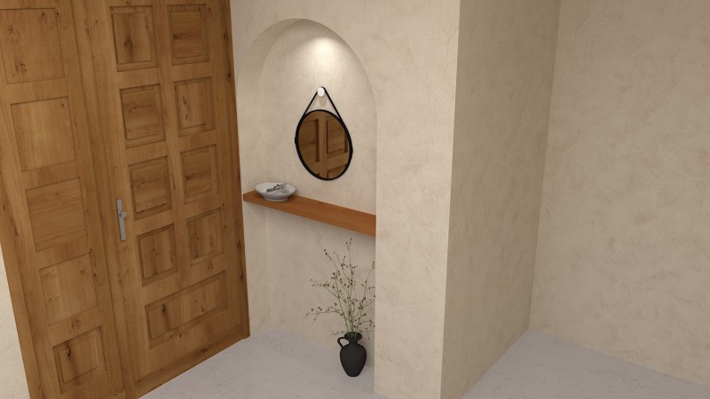 Réalisation d’une bibliothèque sur mesure en bois d’iroko et meuble d’entrée épuré à Genève